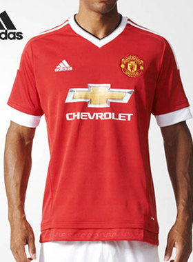 Adidas/阿迪达斯正品新款男子曼联主场印号短袖球衣AC1414