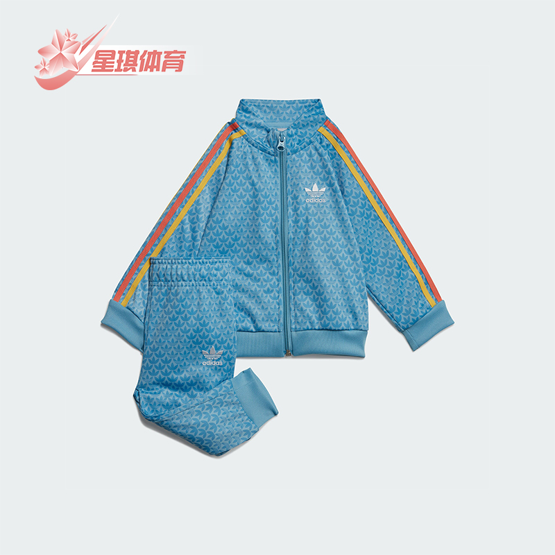 阿迪达斯正品休闲时尚运动套装