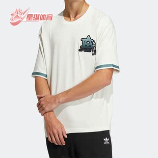 情侣运动休闲短袖 Adidas HS2016 TEE BADGE 阿迪达斯正品 三叶草MC