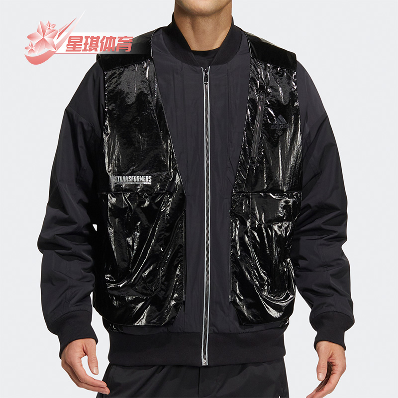 阿迪变形金刚二合一男夹克运动