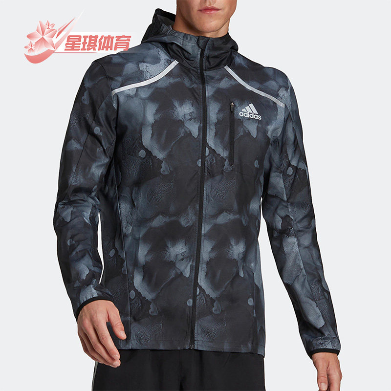 阿迪达斯男子运动训练棒球夹克