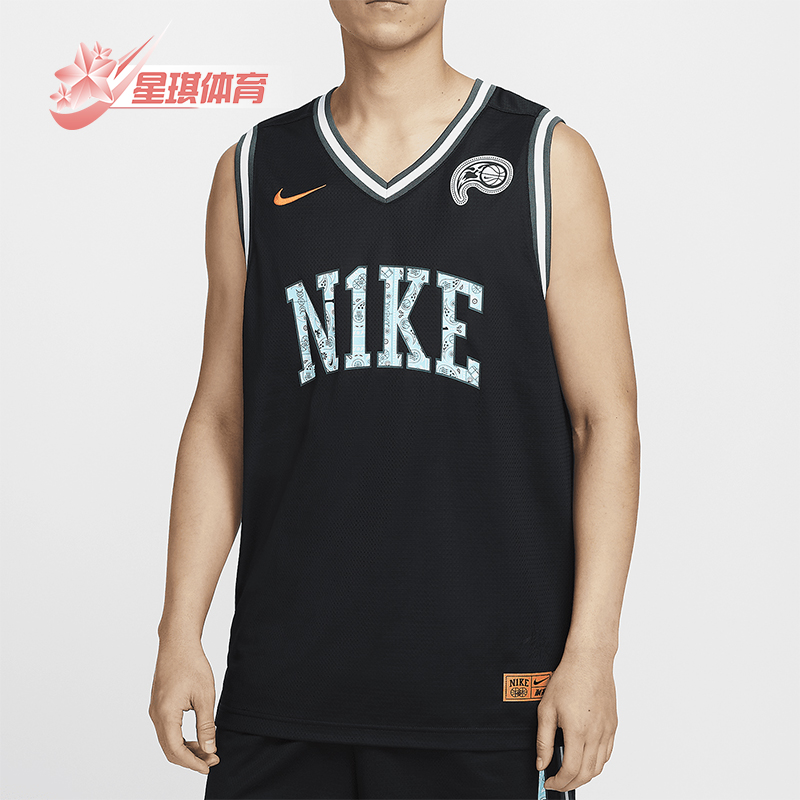 耐克男士无袖篮球球衣运动T恤