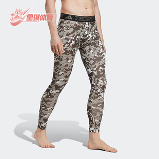 Adidas AOP TIGHT男子紧身运动健身裤 IC2161 阿迪达斯正品