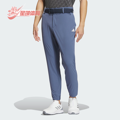 阿迪达斯高尔夫束脚运动九分裤