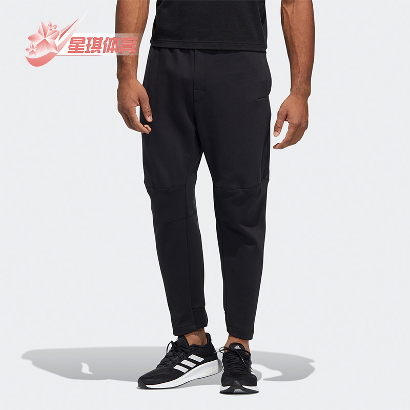 阿迪达斯新款男子运动跑步长裤
