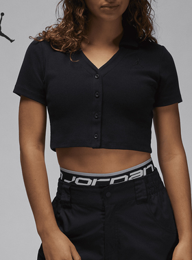 Nike/耐克正品Jordan 女士运动时尚短袖针织上衣FN5397-010