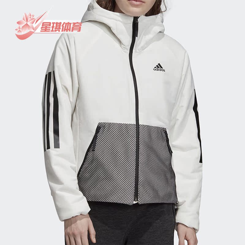 Adidas/阿迪达斯正品冬季新款女子户外保暖棉服外套DZ1521