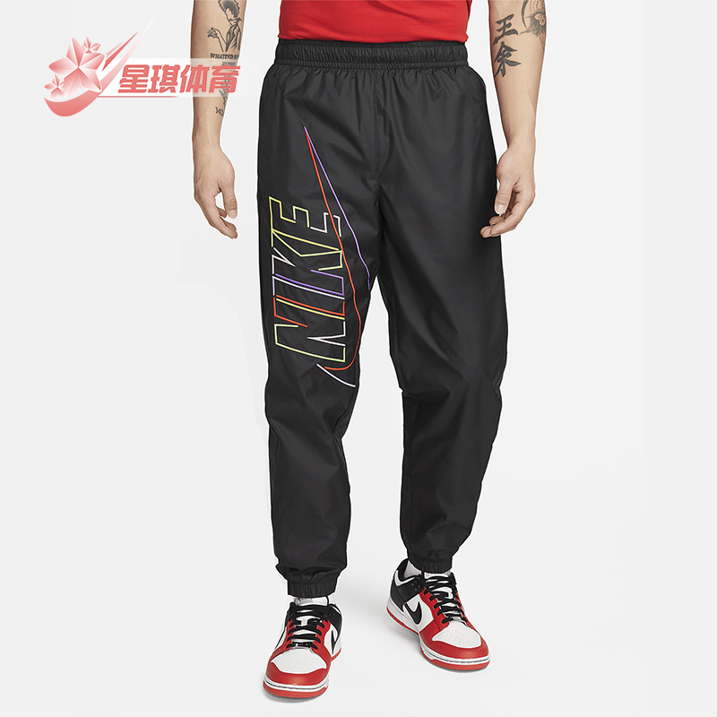 耐克新款男子休闲透气梭织长裤