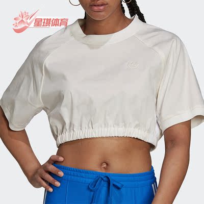 阿迪达斯三叶草女子短袖夹克