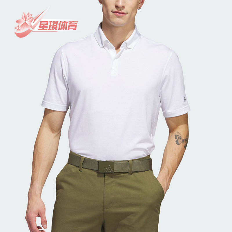阿迪达斯男士高尔夫翻领POLO衫