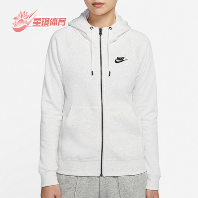 耐克女子休闲连帽上衣拉链外套