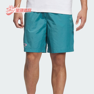 Adidas 三叶草男士 系带简约运动休闲短裤 IW6313 阿迪达斯正品