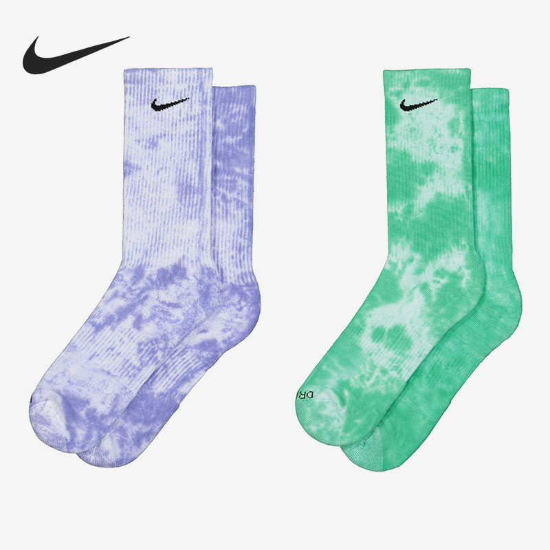 nike/耐克正品2021扎染运动袜