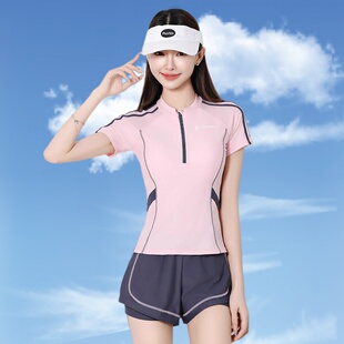 正品 维多利亚泳衣女2026夏高级感保守分体遮肚显瘦专业泡温泉泳装