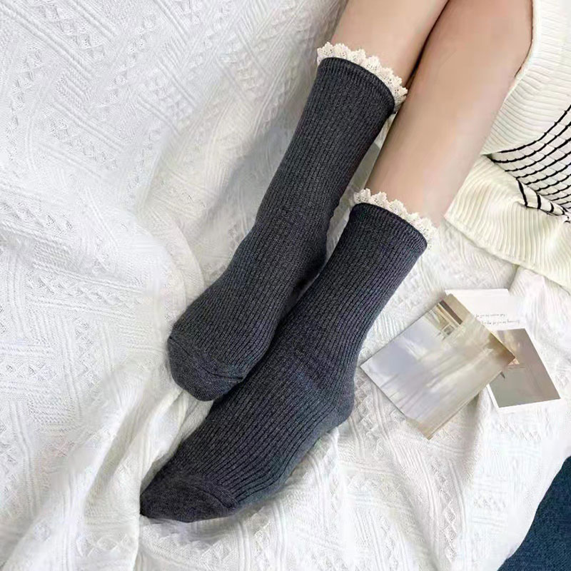 东大门花边螺纹春秋款长筒