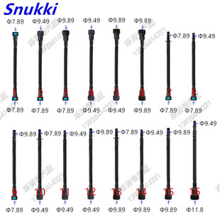 订制8mm原厂汽车油泵改装专用塑料波纹管甲醇汽油柴油PVC油管管路