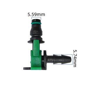 绿二2通L型适用于部分江铃福特新全顺途睿欧V362喷油器回油管接头