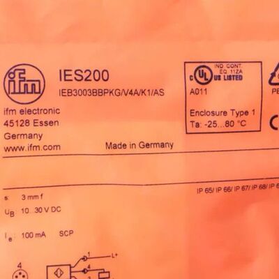 IFM IES200 易福门全新电感式传感器 IEB3003议价