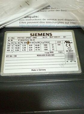 电机1PH7103-2PD02-0BB3全新原装现货实议价