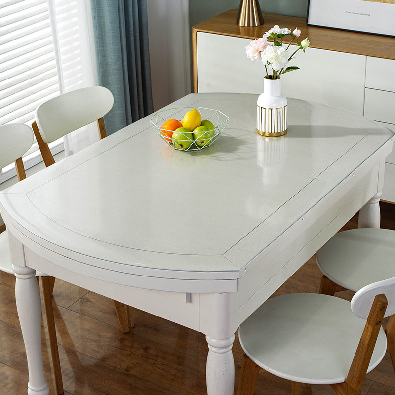 PVC桌垫防水防油防烫免洗台垫圆形桌子桌面透明软玻璃餐桌垫,居家布艺,办公桌垫,淘宝优惠券,粉丝福利购,淘宝优惠卷