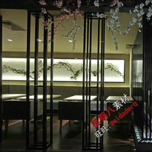 日本餐厅设计日式 餐厅日本料理餐厅设计高清照片CAD施工图纸 风格