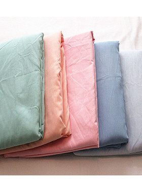 被套单件涤棉染色布外贸余货特惠价宿舍单人被罩150cm小褥套1x2米