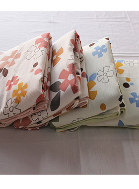 被罩单件纯棉印花蜂巢布外贸余货特惠全棉单人厚款被套145x205cm