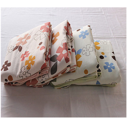 被罩单件纯棉印花蜂巢布外贸余货特惠全棉单人厚款被套145x205cm