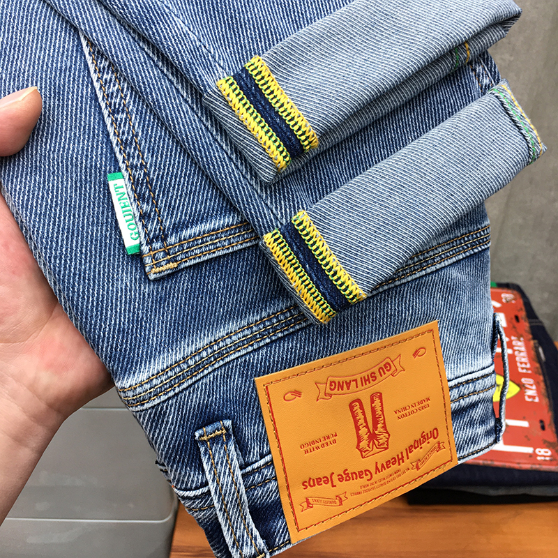 高端潮流夏季2025新款牛仔裤男