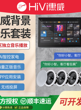 惠威吸顶音响嵌入式背景音乐主机智能家居系统套装家庭影院环绕喇