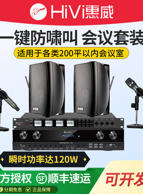 惠威小型会议室防啸叫音响套装