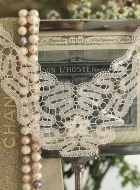 [2020.10]出口英国纯白满工青州府花边衣领假领子diy花边辅料蕾丝