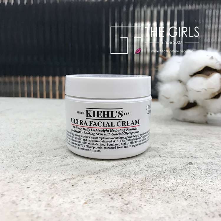 美国Kiehl’s科颜氏 高保湿面霜角鲨烷冰河醣50ml 补水保湿