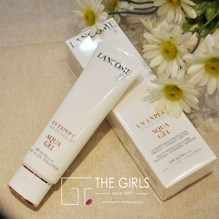 lancome兰蔻uv小白管空气感防晒隔离乳50ml/30mlspf50/pa   清爽