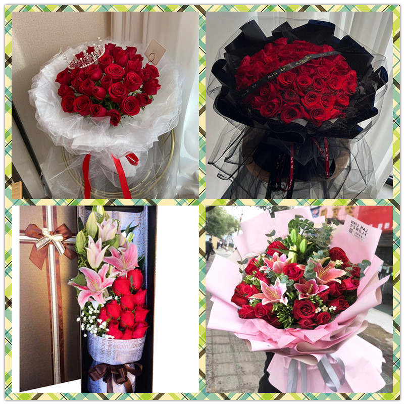 情人节红玫瑰牡丹江东宁林口县同城送女友老婆对象爱人鲜花束礼盒