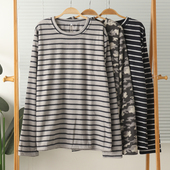 外贸男摇粒绒薄绒抓绒圆领长袖 家居服睡衣上衣内搭打底衫 保暖秋冬