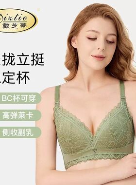 戴芝蒂调整型内衣聚拢上托软钢圈收副乳防下垂文胸红本命年80908