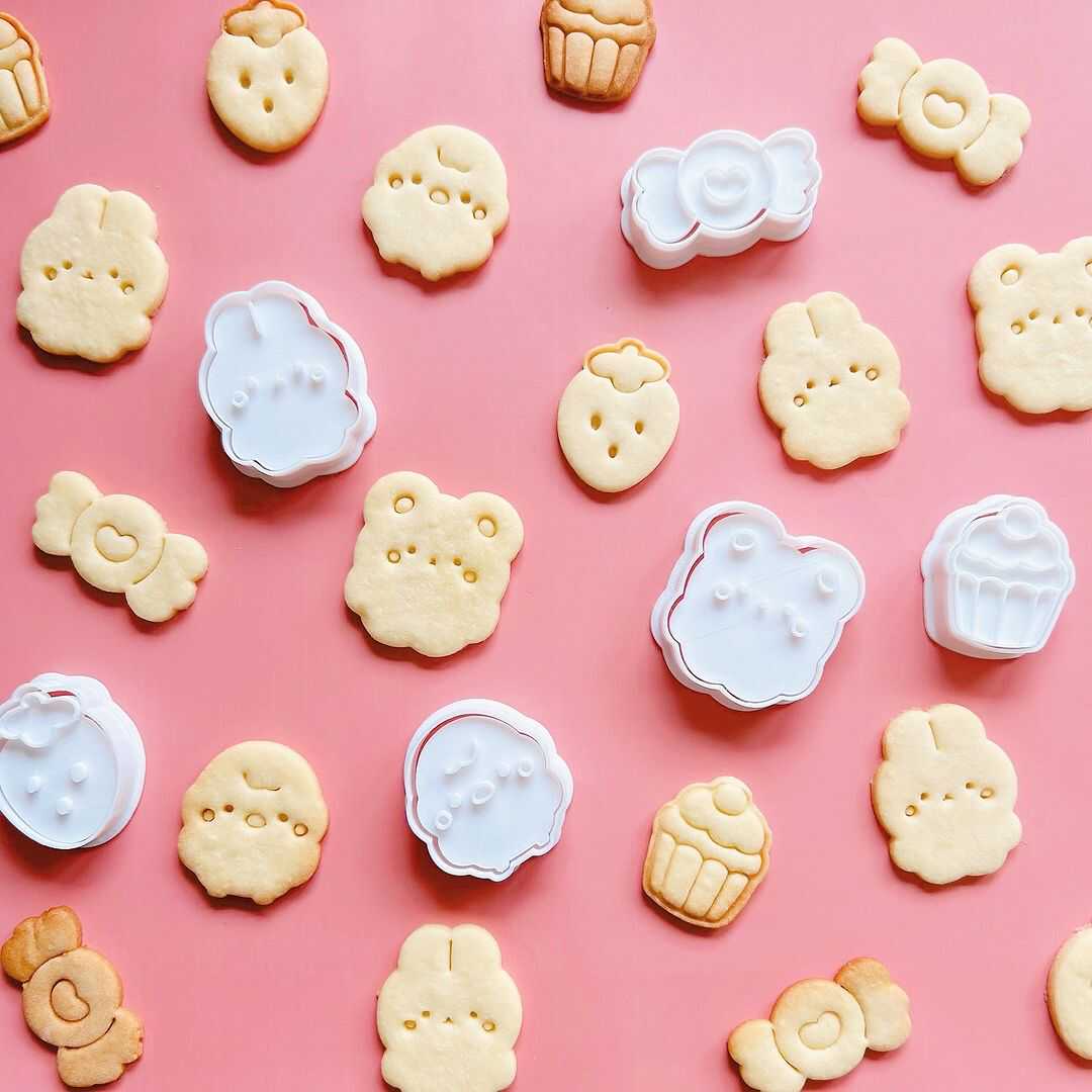 新款迷你小熊兔子鸡蛋糕人气创意3D立体饼干曲奇模具烘焙DIY家用