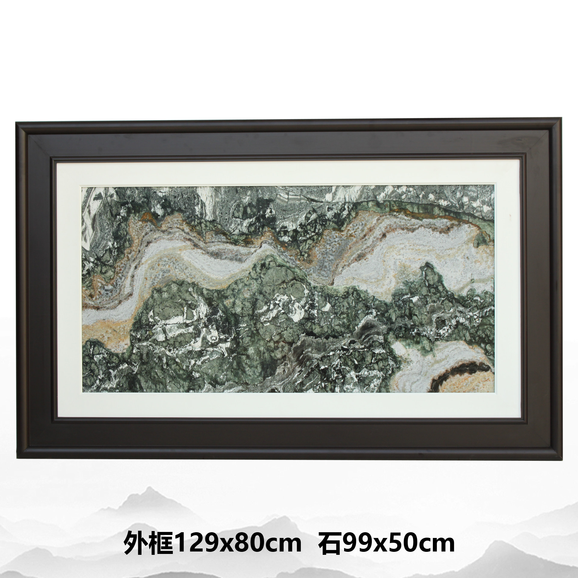 天然大理石画 客厅电视背景墙玄关壁画挂屏挂画 办公家居装饰画