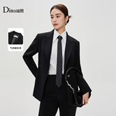 简约高级感职场干练通勤休闲百搭女士西装 迪图2026春季 新款 外套