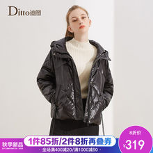 宽松显瘦长袖 保暖棉衣外套短款 休闲连帽棉服女冬2019冬装 时尚 新款