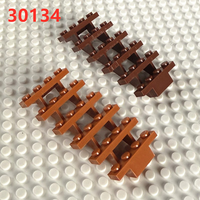 小颗粒益智拼插积木国产MOC 30134散件零件国产基础配件7x4x6楼梯