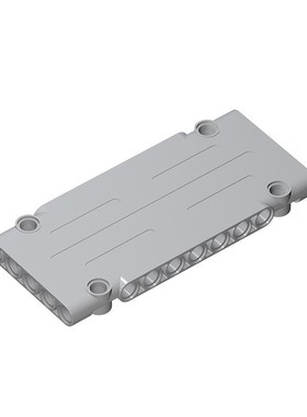 MOC国产64782小颗粒积木科技零配散件6004135白色 1x5x11科技面板