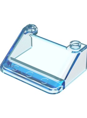 MOC国产兼容小颗粒积木零配件57783 3×4×1.3汽车挡风玻璃明浅蓝