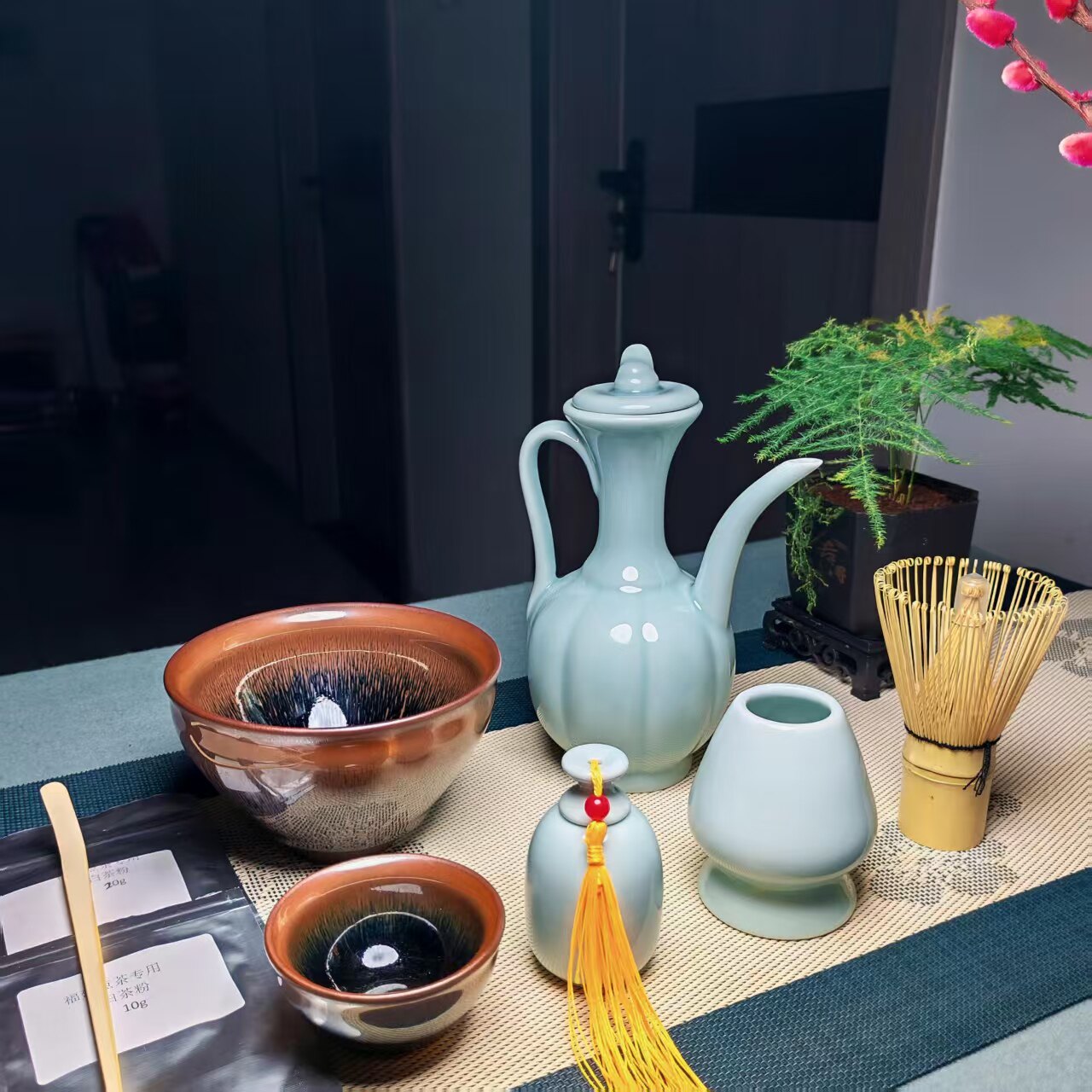 宋代点茶套装建盏茶具抹茶配件
