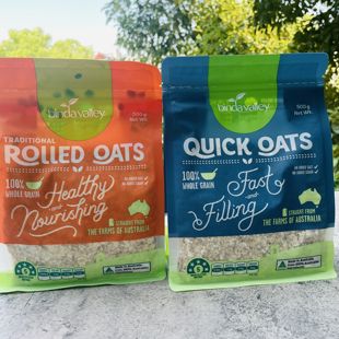 ROLLEO OATS澳大利亚进口宝德谷燕麦片全麦快熟燕麦500g
