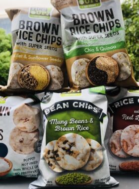 保加利亚进口甘齿记无麸质脆片Brown Rice chips 60g