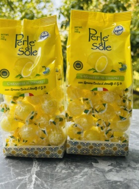 Perle di Sole意大利进口柠檬味糖果