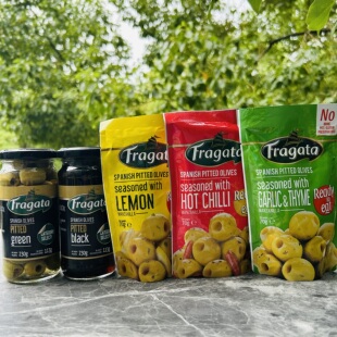 Fragata西班牙进口帆船无核青橄榄/黑/辣椒/柠檬/安达卢西亚风味