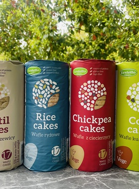 RICE CAKES波兰进口谷物圆饼小扁豆/玉米/糙米/鹰嘴豆健身碳水